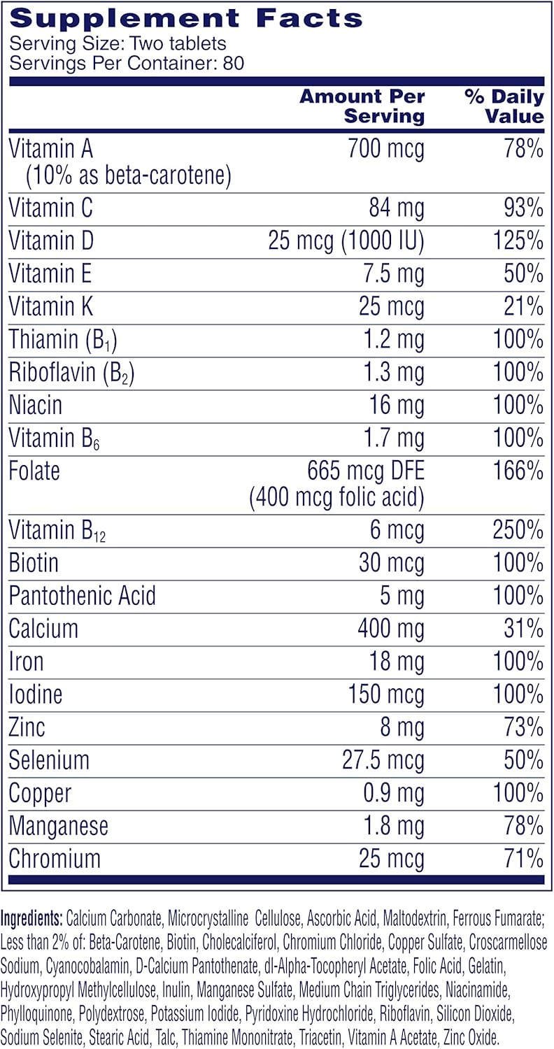 One A Day Women’s Petites Multivitamin,Supplement with Vitamin A, Vitamin C, Vitamin D, Vitamin E and Zinc for Immune Health Support, B Vitamins, Biotin, Folate (As Folic Acid) & More, 160 Count: Health & Personal Care