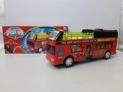 spiderman bus toy