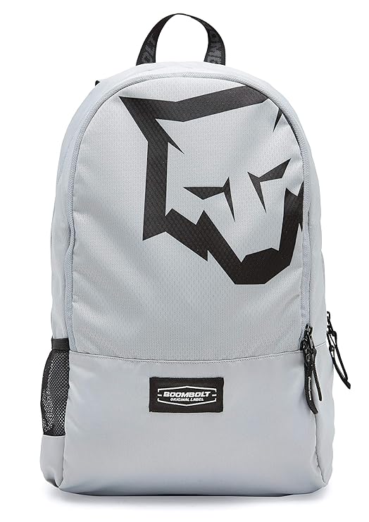 BOOMBOLT Polyester Backpack (Grey)
