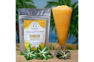 2 FRIENDS & A BLENDER Mango Peach Frozen Slushy Drink Cocktail Mix - Vodka, Rum, Wine, Tequila, Non-Alcoholic