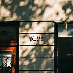 Ripeng 5" Floating Zinc Alloy Address House Number