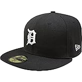 New Era MLB Black with White 59FIFTY Fitted Cap