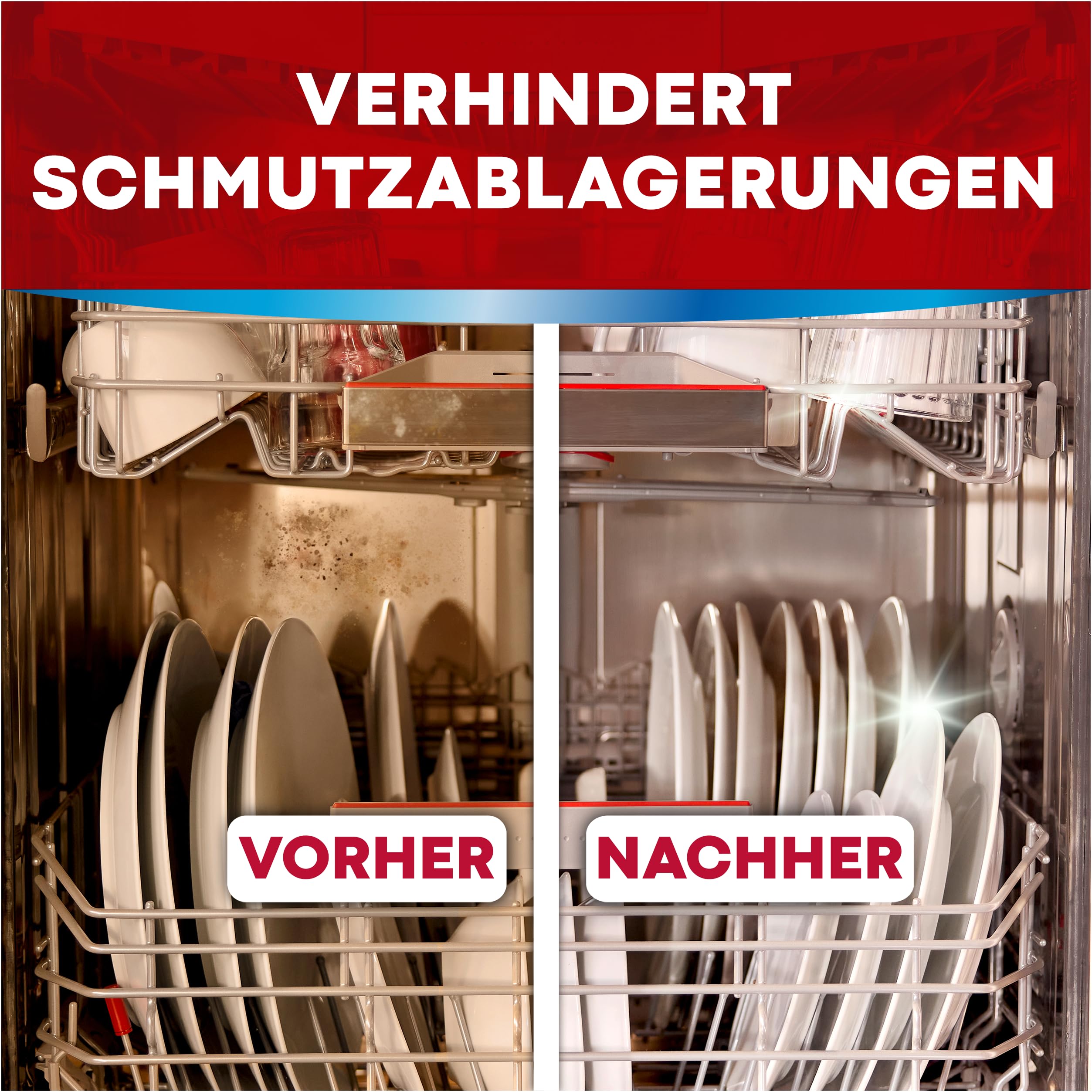 Somat 5in1 Maschinenreiniger (3 Spülgänge), Anti-Kalk Spülmaschinenreiniger für monatlichen Gebrauch, Reinigungs-Tabs für die Spülmaschine für längere Lebensdauer, ohne extra Spülgang 4