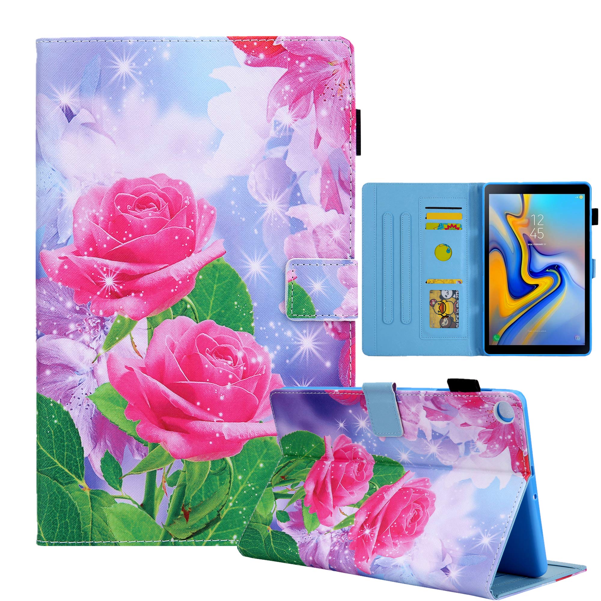 Bspring Slim Case for Samsung Galaxy Tab A7 10.4” 2020 (Model SM-T500/ T505/ T507), Slim Lightweight Stand Protective Cover Case with Auto Sleep/Wake for Galaxy Tab A7 10.4” 2020