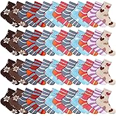 Ramede 60 Pairs Bulk Winter Warm Women Fuzzy Socks Soft Fluffy Slipper Sleeping Socks for Women Valentine's Day Christmas Home Gift