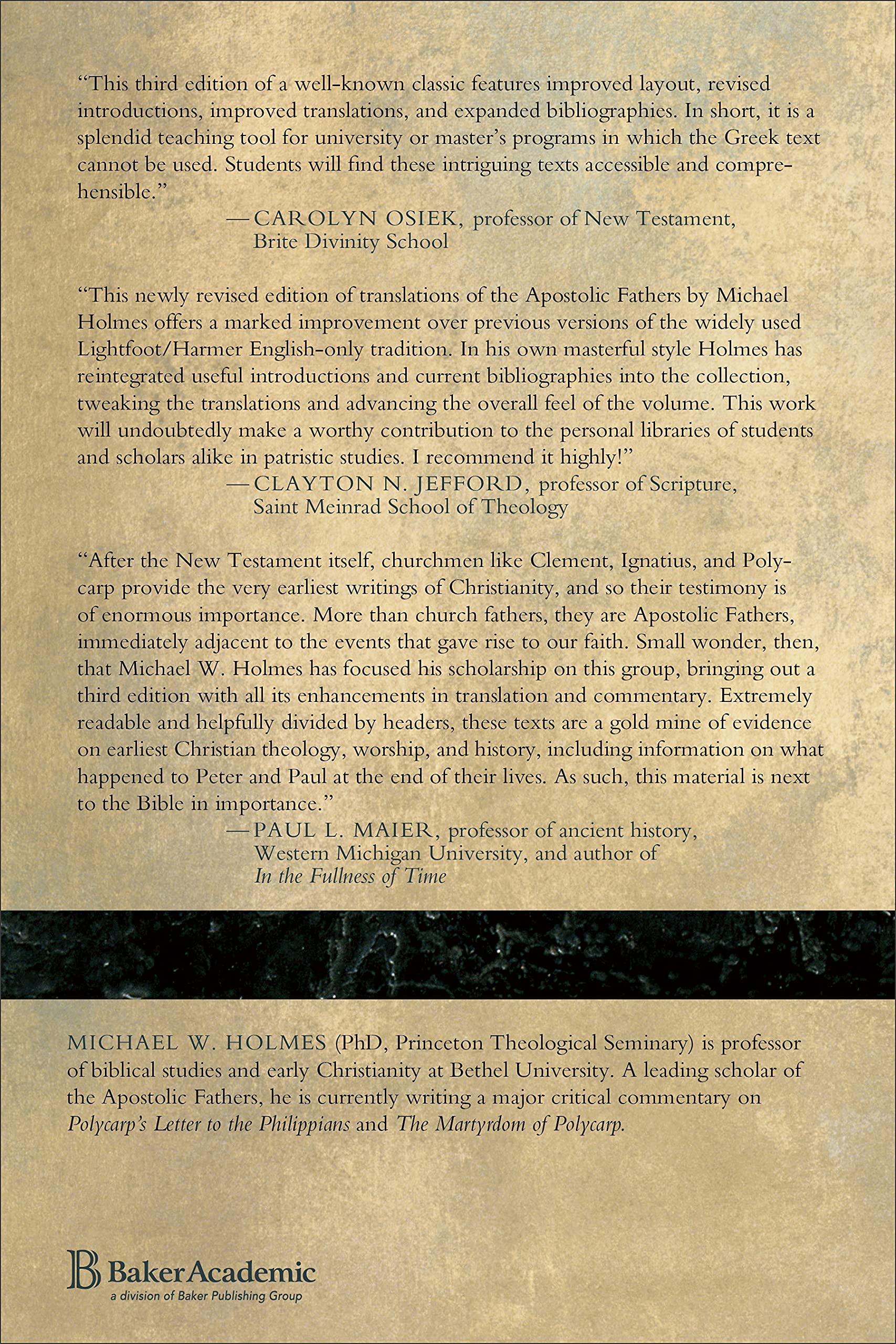 The Apostolic Fathers in English