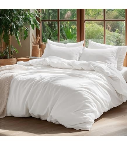 ホワイト CONTAINING 02 / SS / COTTON Lサイズ Amazon.com: Cotton Duvet Cover 104” x 98”California King
