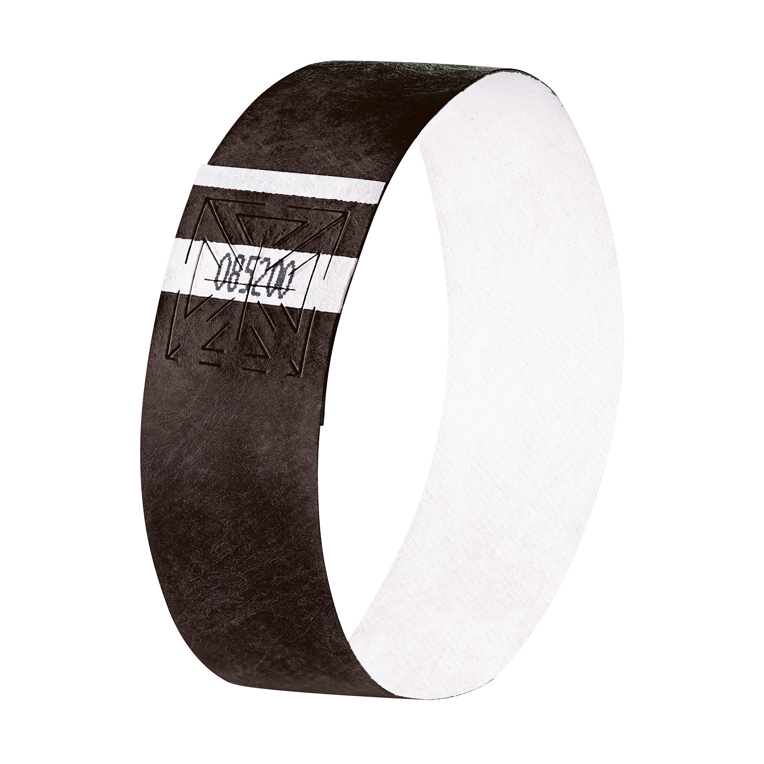 SIGEL EB215 Event Wristband, soft, 25.5 x 2.5 cm, Black, 120 Pieces