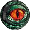 Brunswick Bowling Products Lizard Glow Viz-A-Ball Bowling Ball 16Lbs, Green/Black, 16 lbs