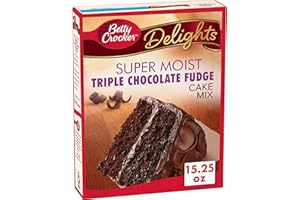 Betty Crocker Super Moist Cake Mix, Triple Chocolate Fudge, 15.25 oz