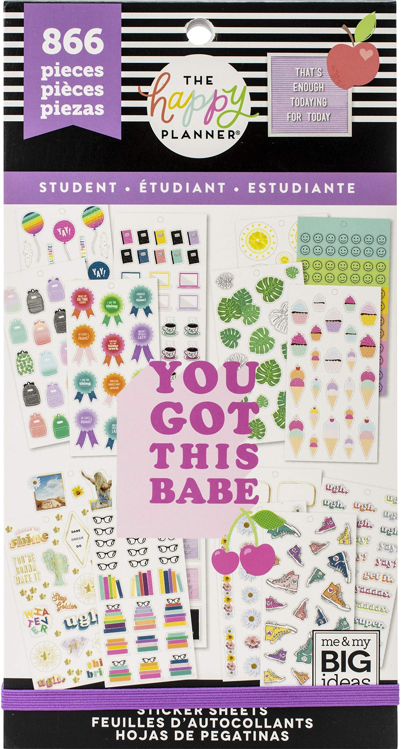 me & my BIG ideas Happy Planner Sticker Value Pack-Student Icons