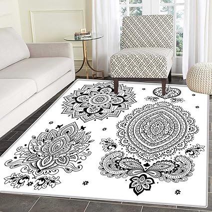 Amazon Com Henna Mats For Bedroom Set Of South Asian