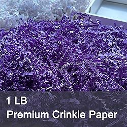 MARSROAM Purple Shredded Paper for Gift Baskets 1