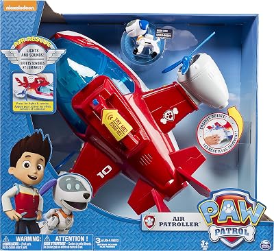 Paw Patrol Air Patroller Helicopter Transforming Plane 2-in-1 w/ Robo-Pup