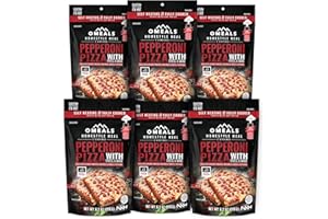 OMEALS Pepperoni Cheese Pizza w/Sauce Good to Go Meals (7.5 inches, 6)