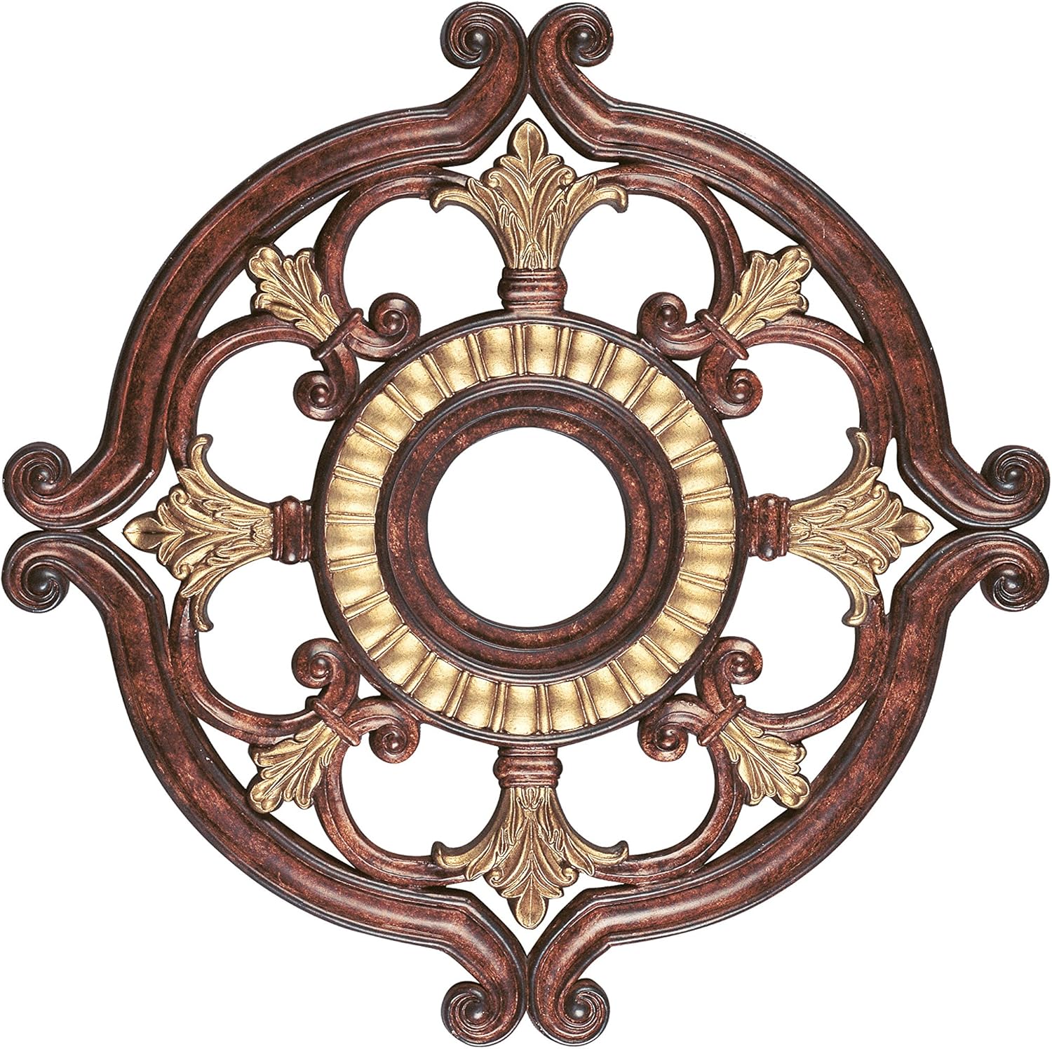 Livex Lighting 8216 65 Ceiling Medallion Hand Painted Vintage