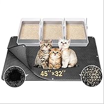 Cat Mat For Litter Box BurgeonNest Extra Large Cat Litter Mat 45