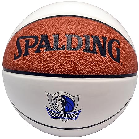 Buy Spalding NBA Autograph Basketball Leather Dallas Mavericks White Panel Ball Online at Low 