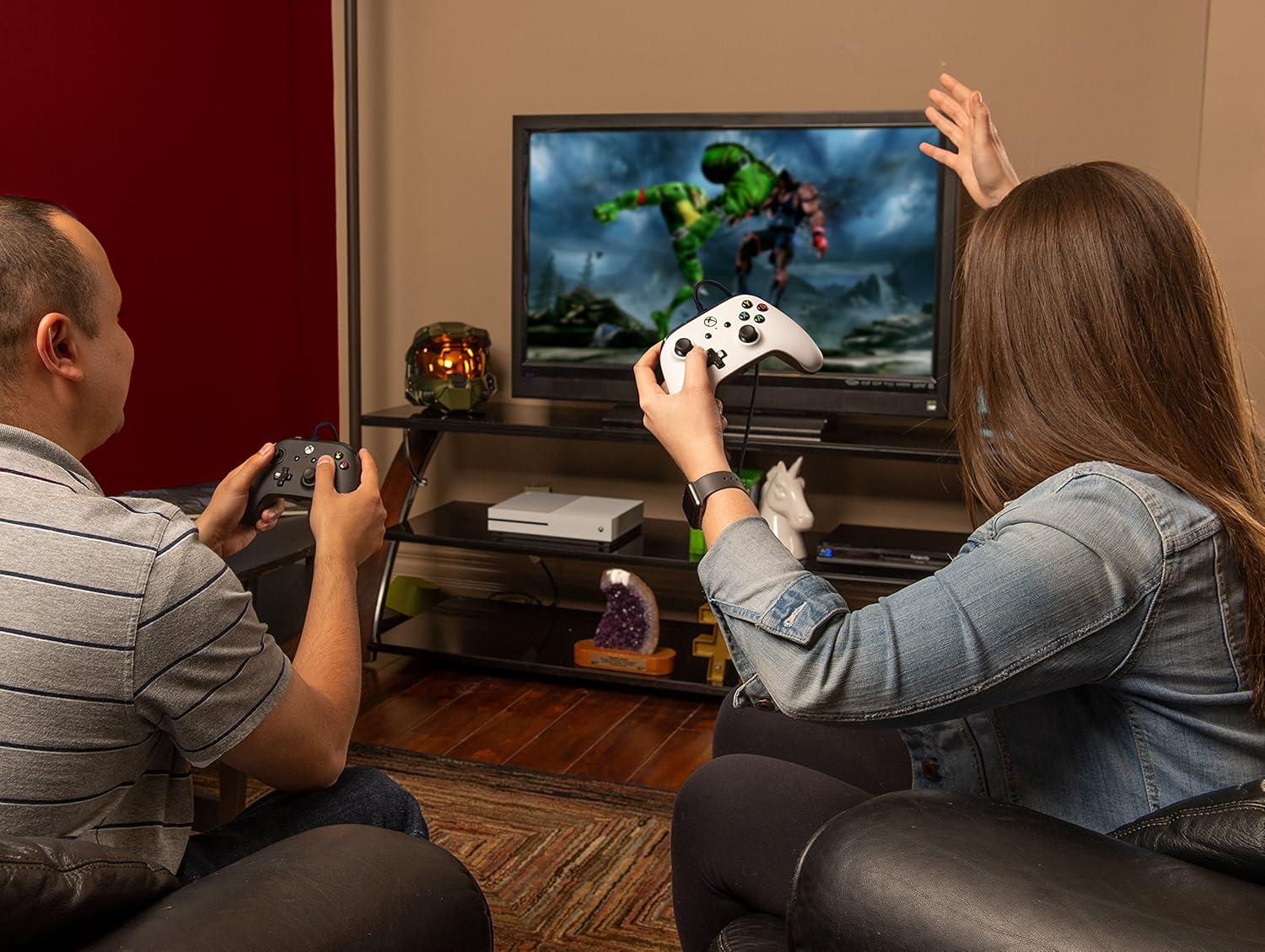 PowerA Enhanced Wired Controller for Xbox One - Black: Video Games