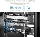StarTech 1U Universal Vented Rack Shelf 16in Deep 20kg 44lb CABSHELF116V view 5
