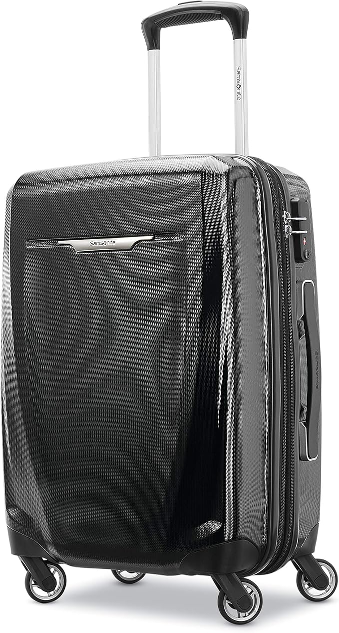 Samsonite Winfield 3 DLX Hardside Carry On Luggage with Double Spinner