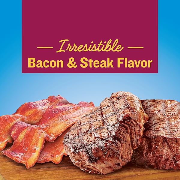 KIBBLES ‘N BITS MINI BITS SMALL BREED SAVORY BACON & STEAK FLAVOR DRY DOG FOOD, 3.5 LB. BAG