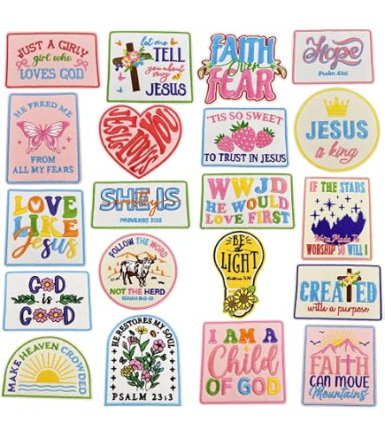 Lucleag 9Pcs Mother's Day Iron-On Patches - Embroidered DIY Sewing Patches For Clothing, Bags, Hats As Gifts & Decor