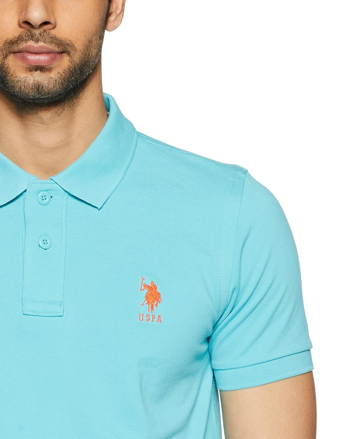 us polo association men's solid regular fit polo