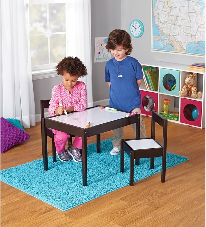 espresso childrens table and chairs