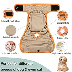 Female Dog Diapers - Premium Reusable Diapers for