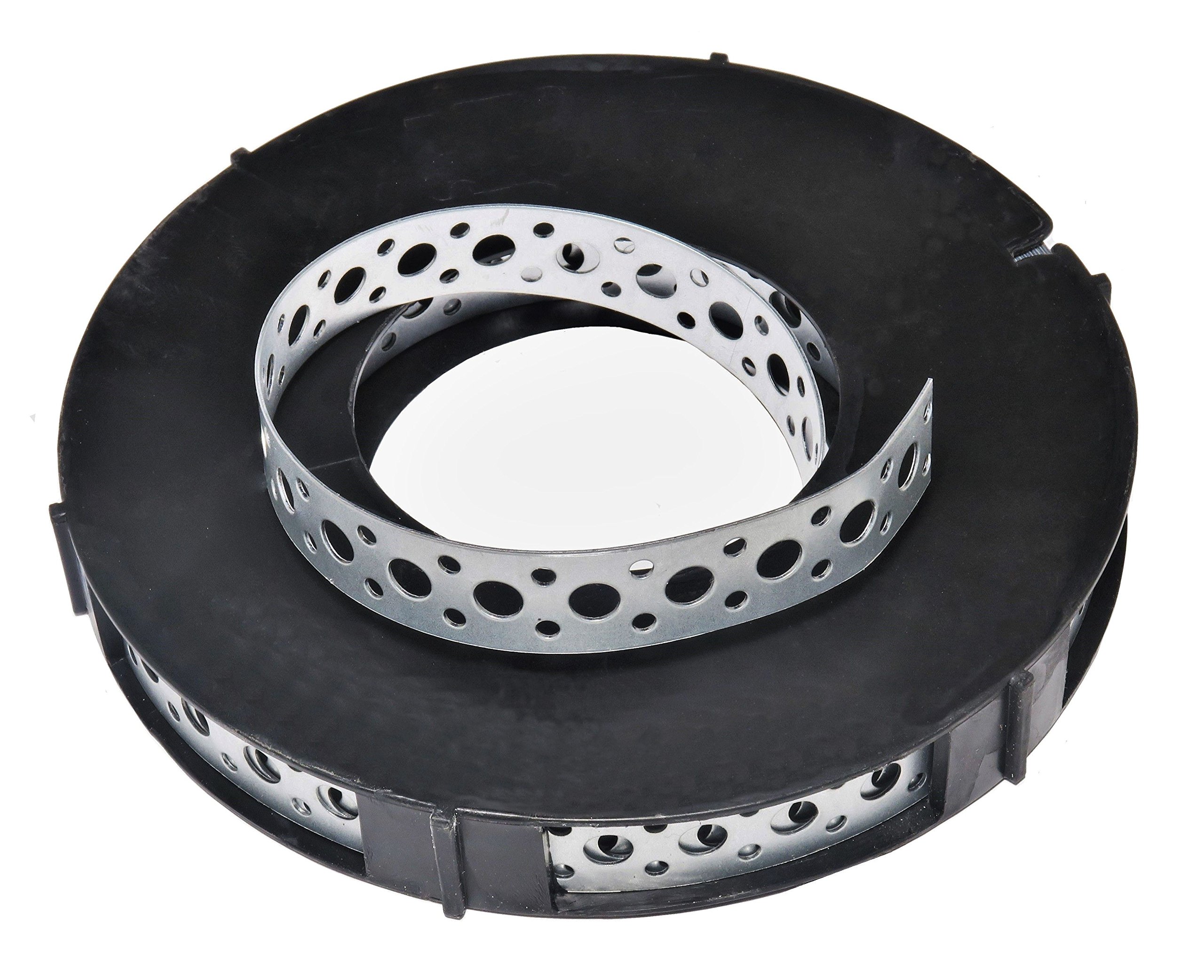 1 roll (10 m) perforated tape 17 mm galvanised steel multi-punched