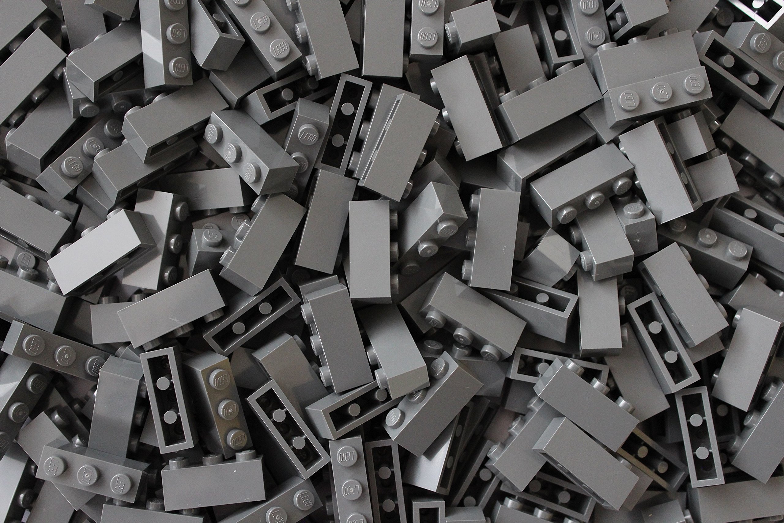 LEGO Bricks: Dark Grey 1x3. Part 3622 (X 50)