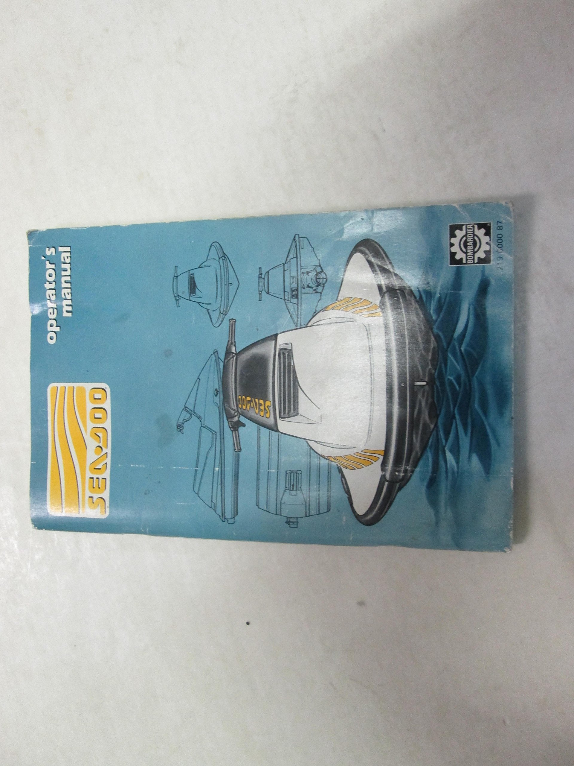 1988 Sea Doo SP Operator Guide Owners Manual English French OEM BOOK ***  Paperback – 1987