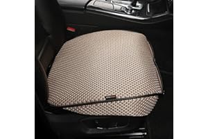 Auto Newer Breathable Universal Four Seasons Car Seat Covers，Luxury Car Seat Cushion ，Protectors for Front Seat Bottoms,Compatible with 95% Vehicles， Fit for Cars Truck SUV (Gold Beige,1PCS)