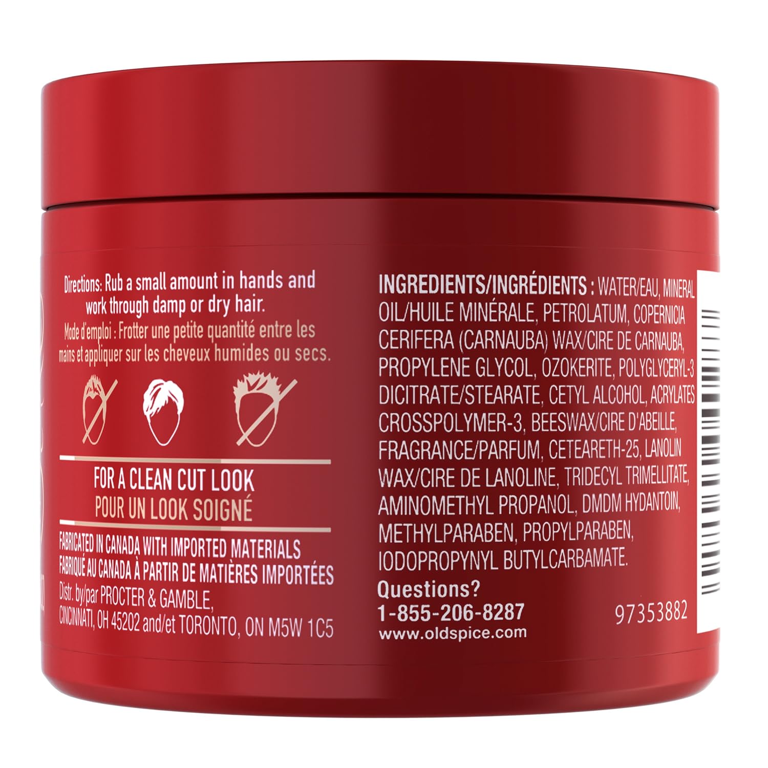 Amazon Com Old Spice Pomade 2 64 Oz Hair Styling For Men