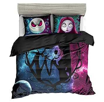 Ktlrr Scarecrow Style Duvet Cover Sets Nightmare Before