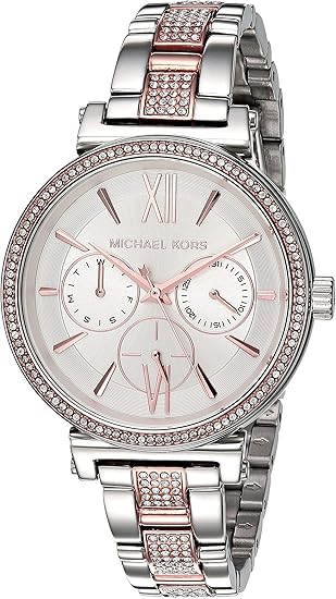 Michael Kors Womens Sofie Quartz Watch with Stainless-Steel ...