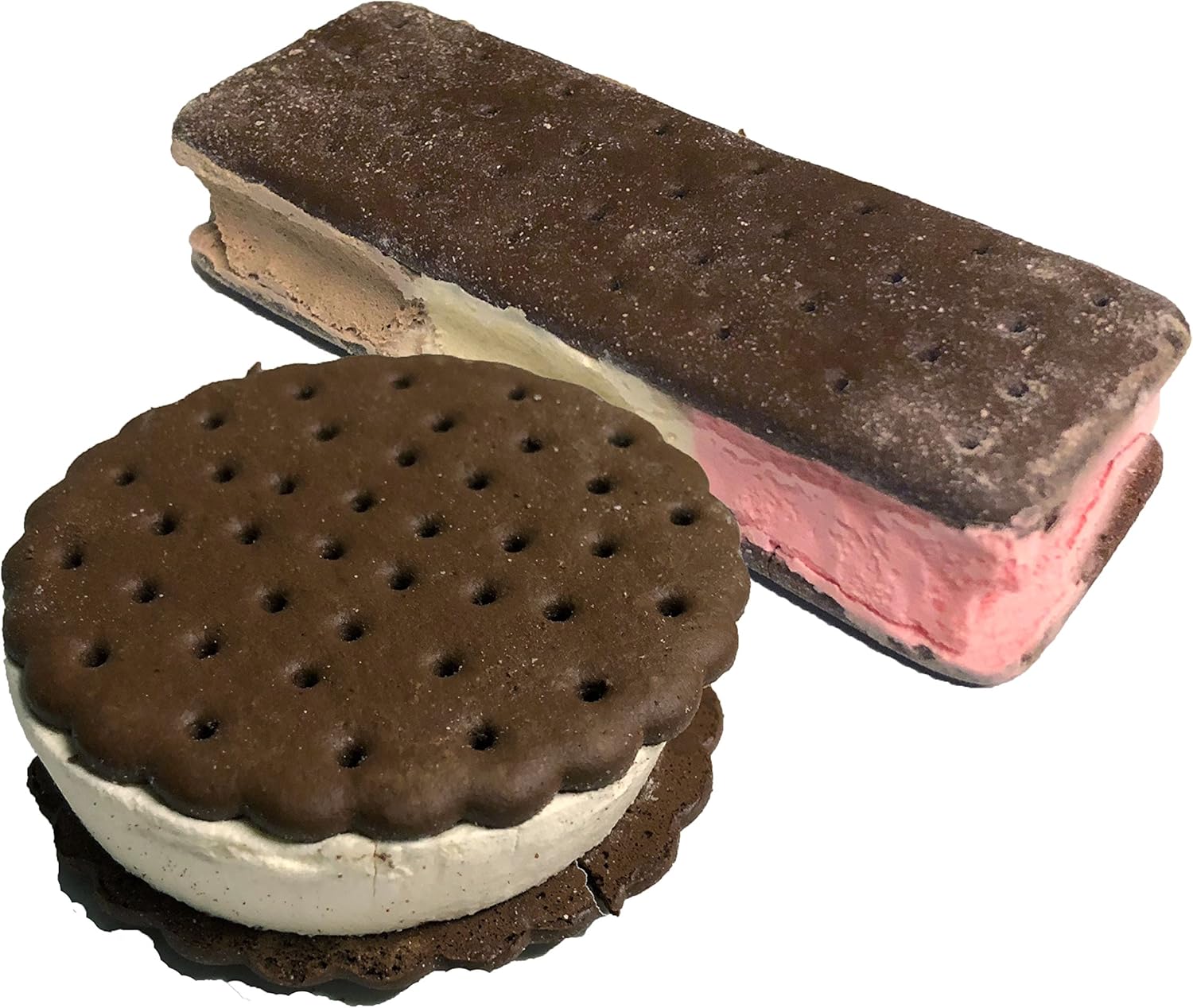 MY Freeze Dried Ice Cream Food - 2 Pack - 1 Neapolitan & 1 Ice Cream Sandwich
