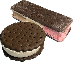 MY Freeze Dried Ice Cream Food - 2 Pack - 1 Neapolitan & 1 Ice Cream Sandwich