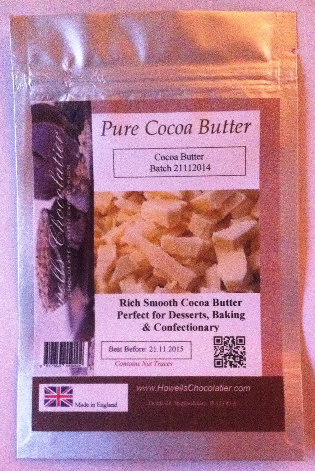 Cocoa Butter 150g Food Grade Amazon.co.uk Grocery