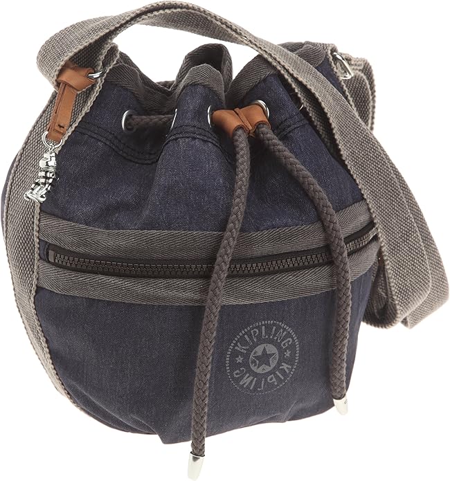 Kipling Unisex Adult Crossy Drawstring Bag Washed Navy K12220515