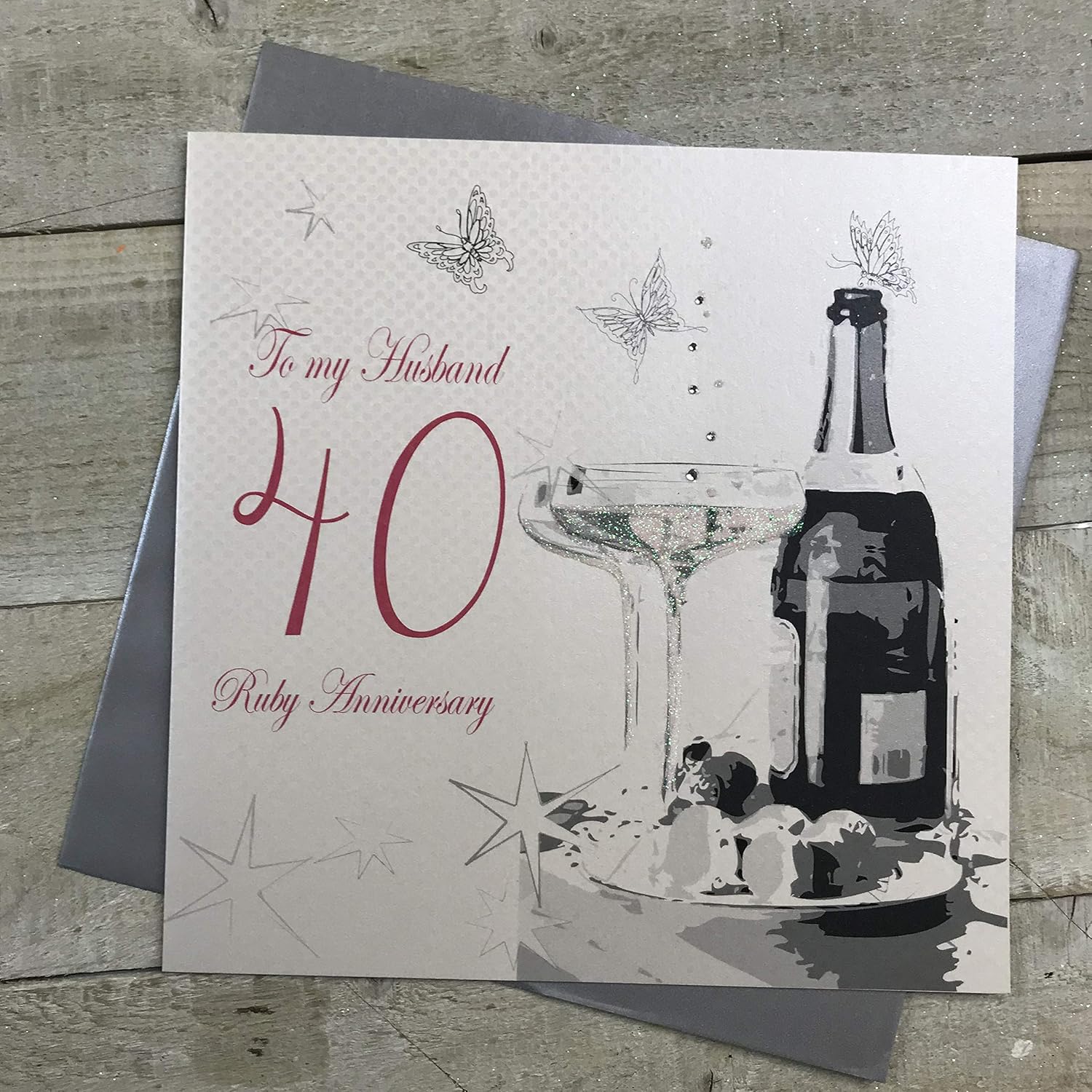 40th wedding anniversary card for my husband