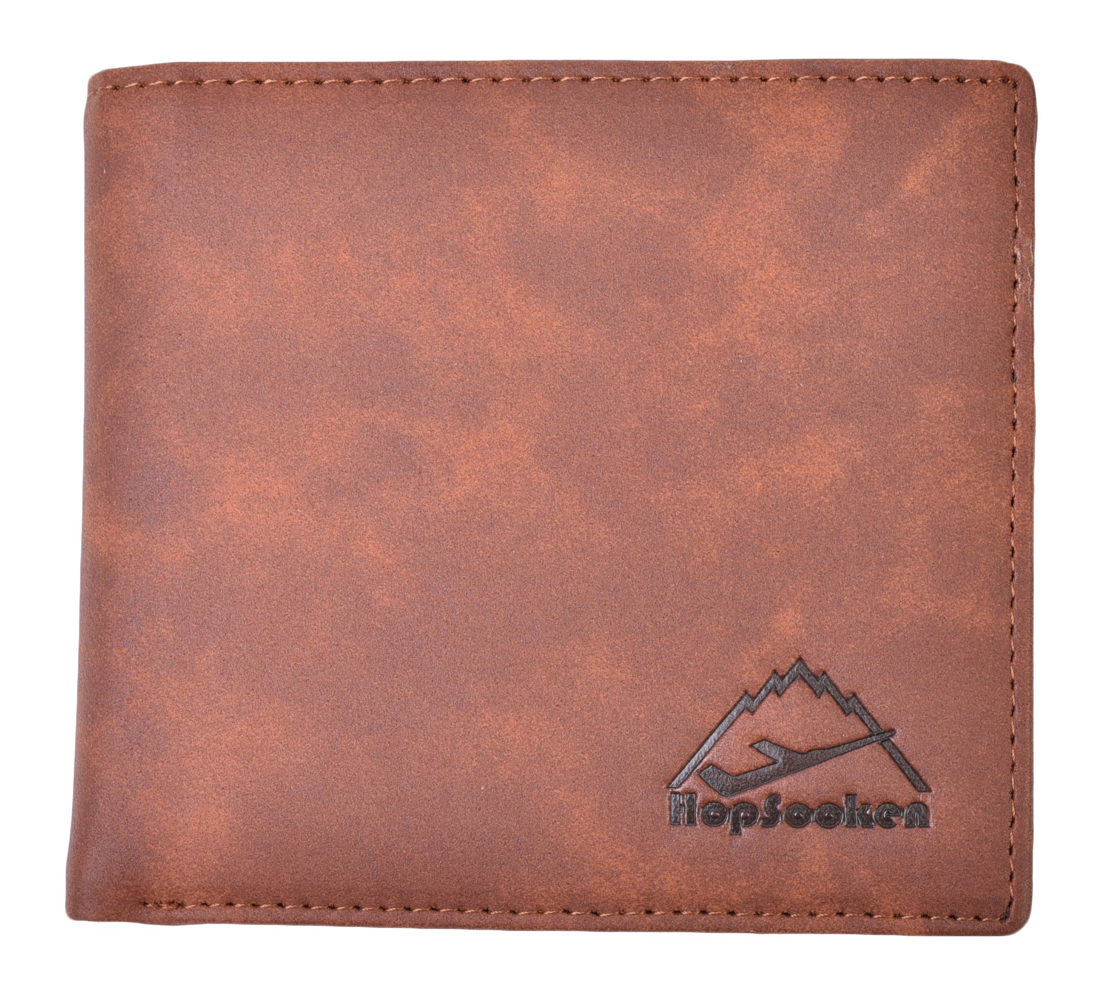 Hopsooken Mens Wallet RFID Blocking Slim Vintage Leather Bifold Wallet