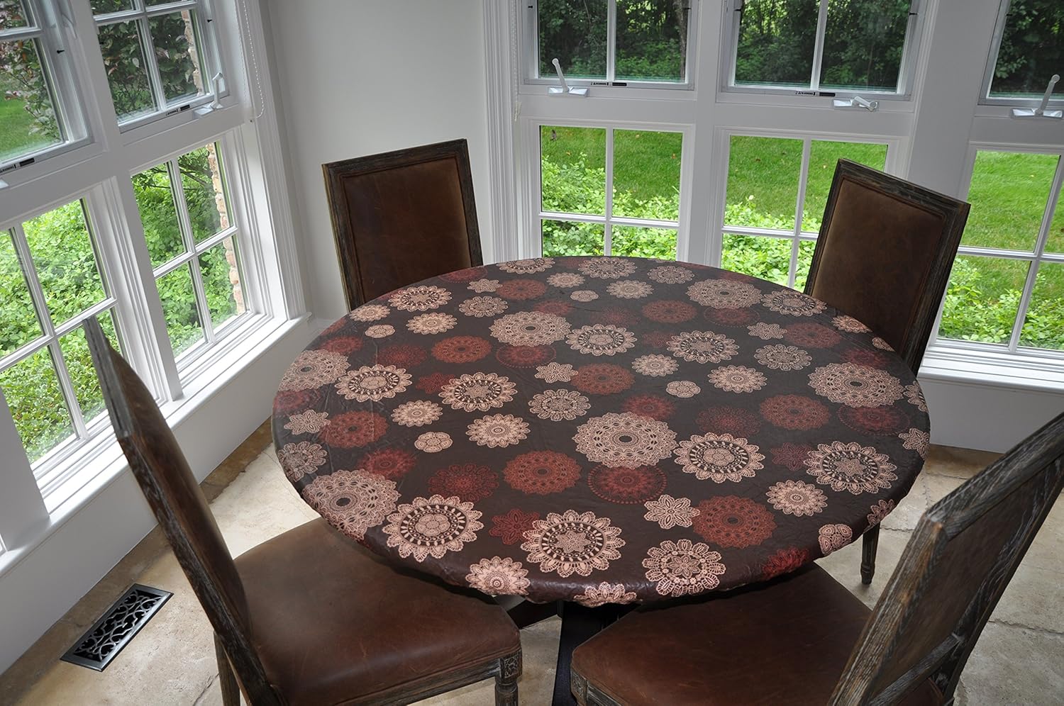 Best round tablecloth 4 chairs
