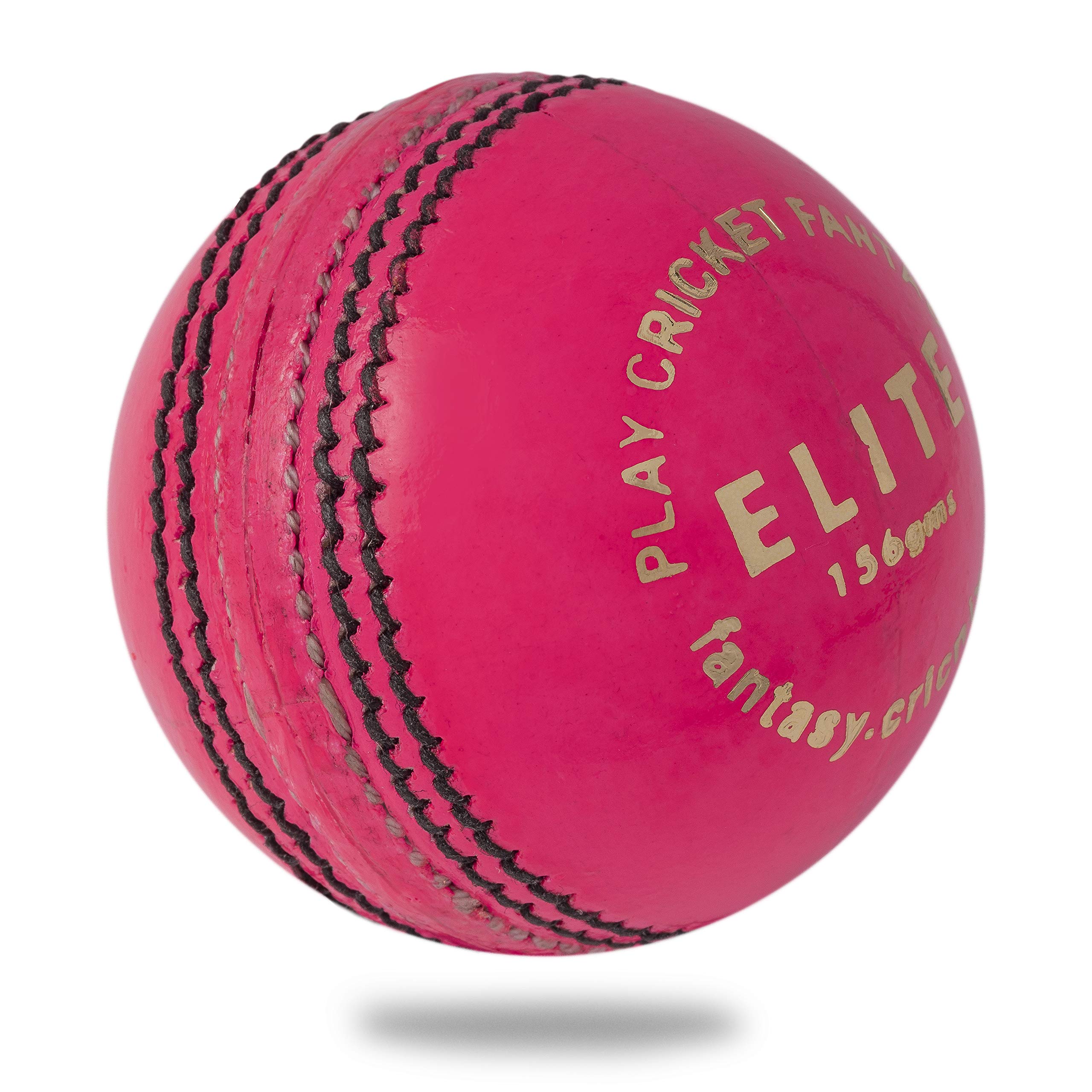 Cricnix Cricket Ball Elite Pink Leather 156g (6-Pack) for T20 or Night Match