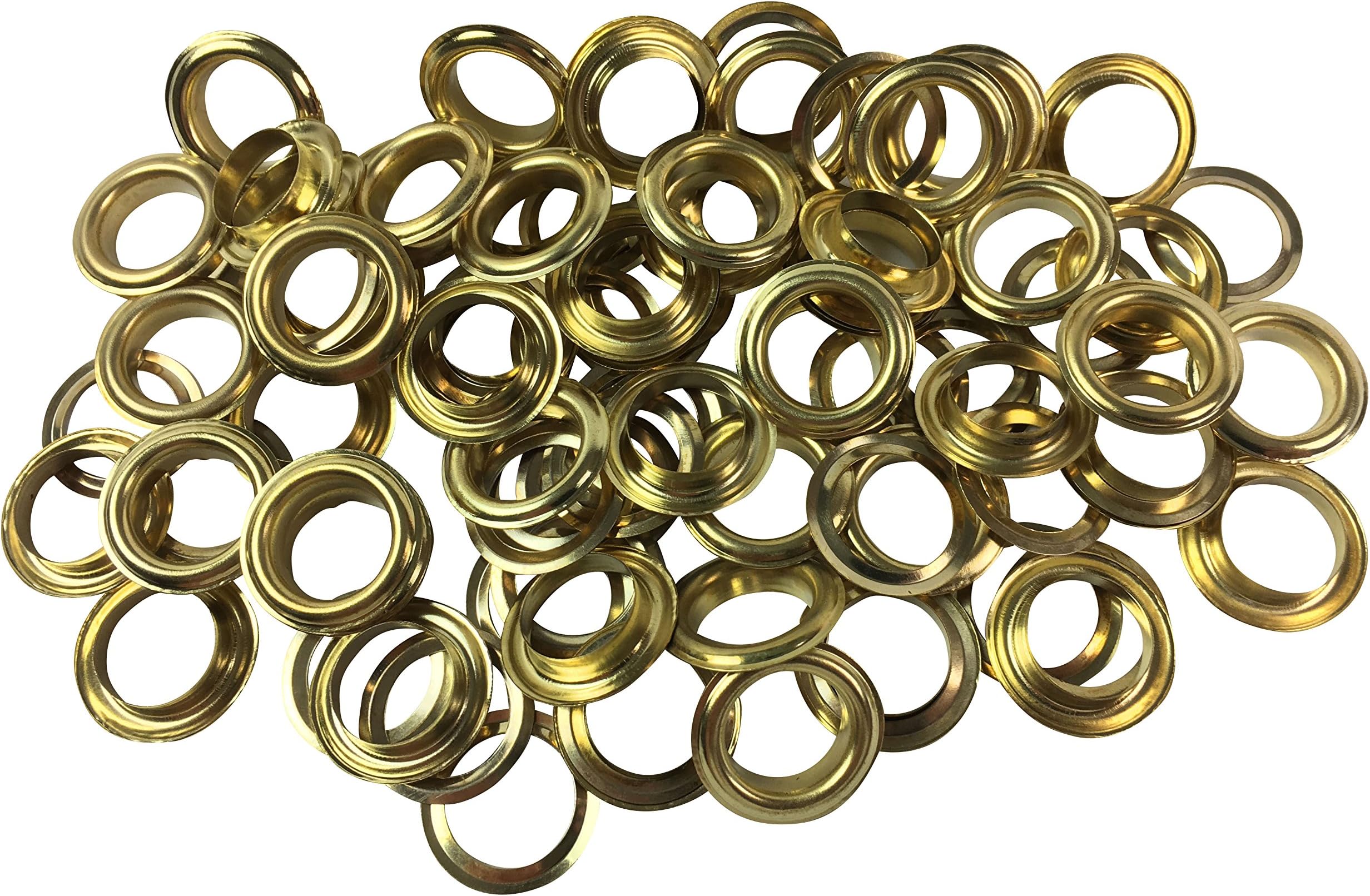 50 piece Quality Brass 1/2" Inch Grommets for Tarps or Canvas