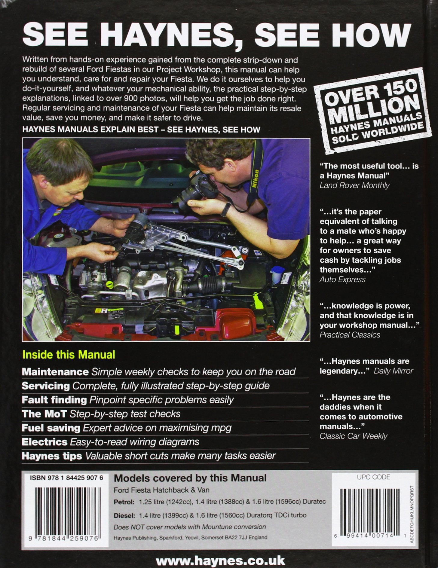 Ford Fiesta Petrol & Diesel Service and Repair Manual: 2008 to 2011 (Service  & repair manuals): Amazon.co.uk: John S. Mead: 8601200744019: Books