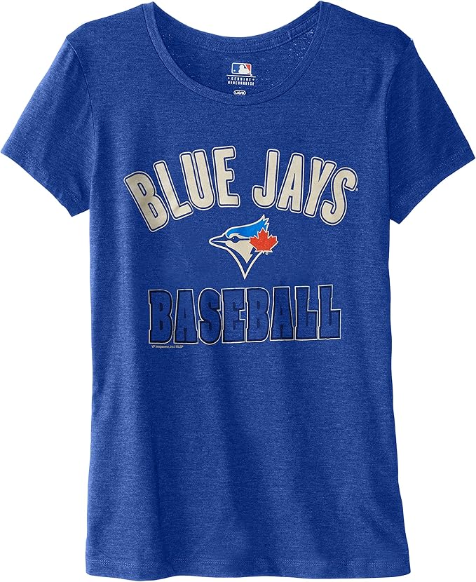 MLB Toronto Blue Jays Women's 59M Tee, Royal Heather, X