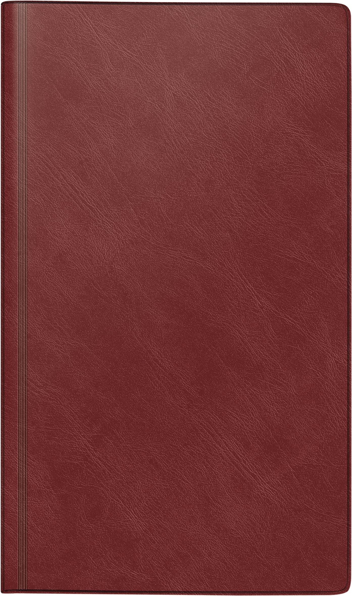 rido/idé Daily Calendar Model Travel Marker 2023 Sheet Size 11.3 x 19.5 cm Wine Red