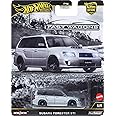 Hot Wheels Premium Car Culture Collectible Toy Car, 1:64 Scale Die-Cast Subaru Forester STI, Ronin Run 2 Vehicle with Real Riders Tires